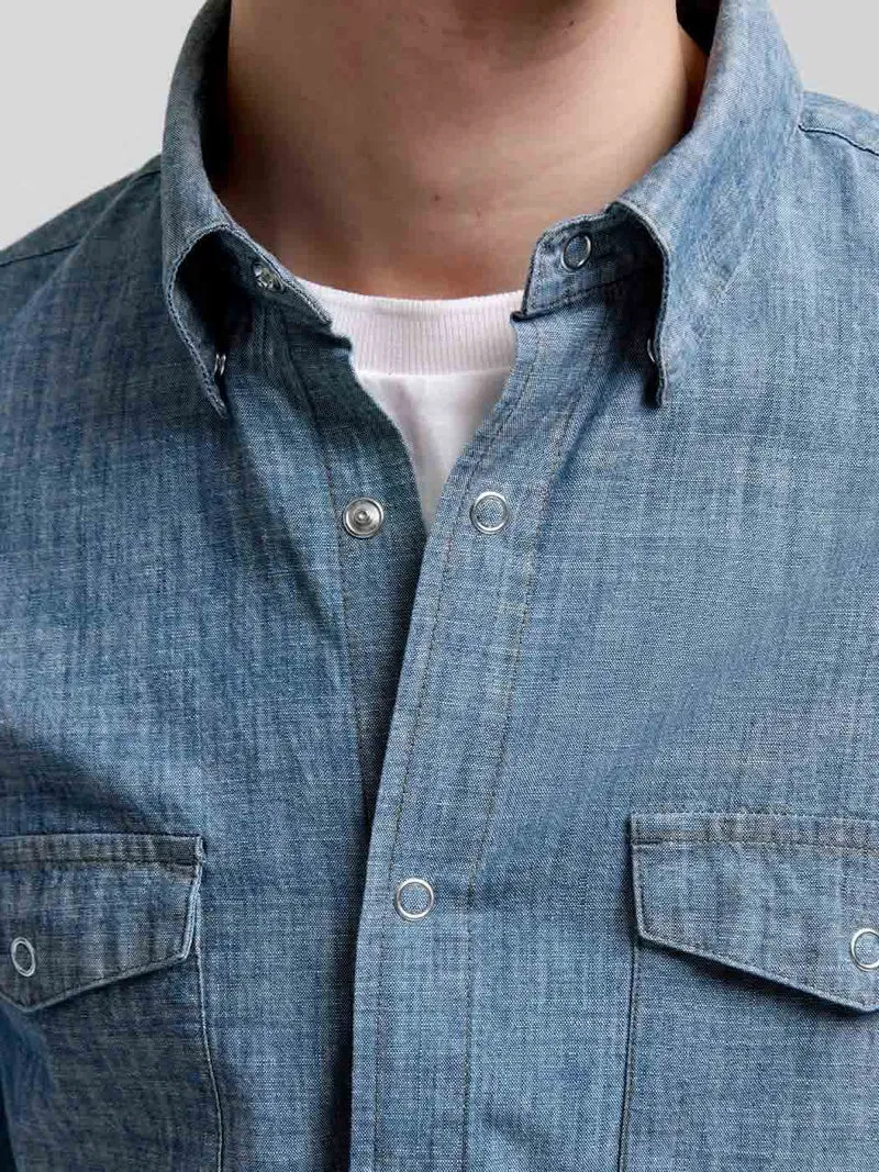 Chemise slim chiné - L'atelier