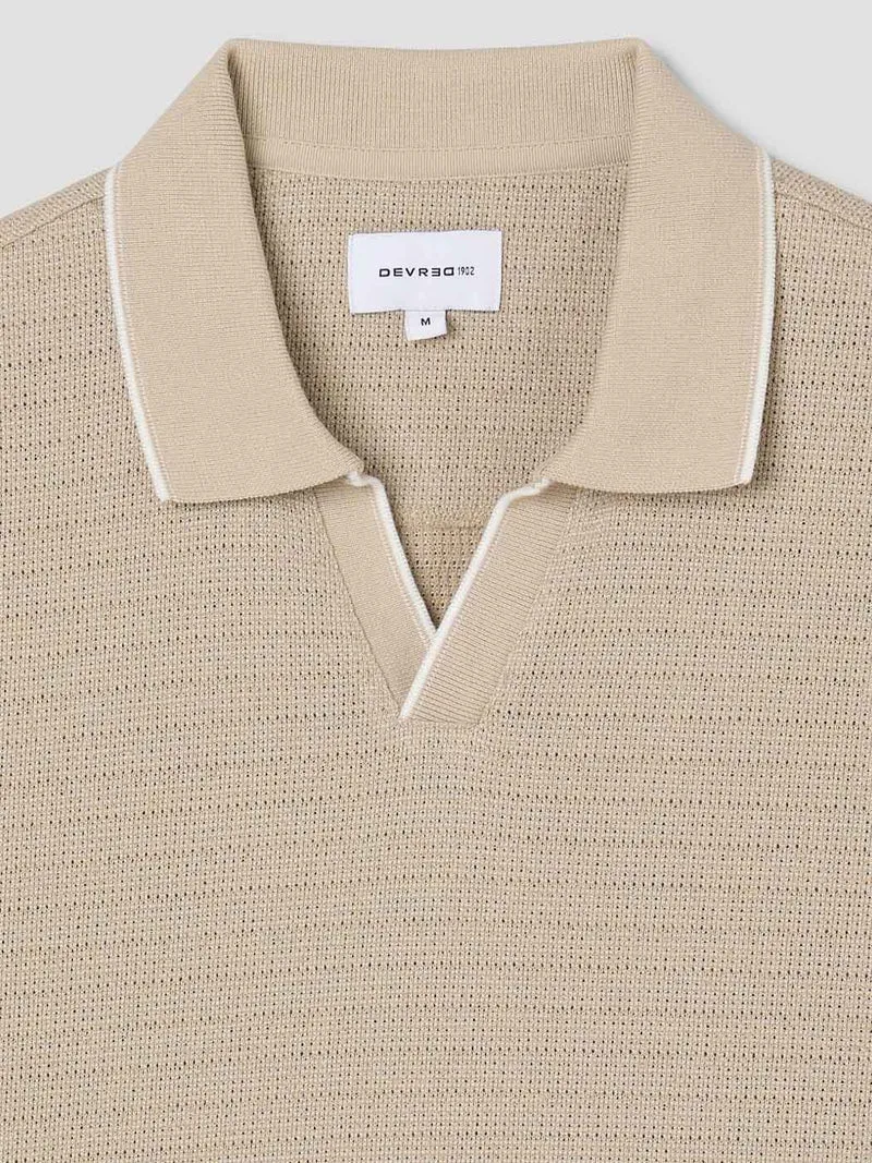 Polo col ouvert regular