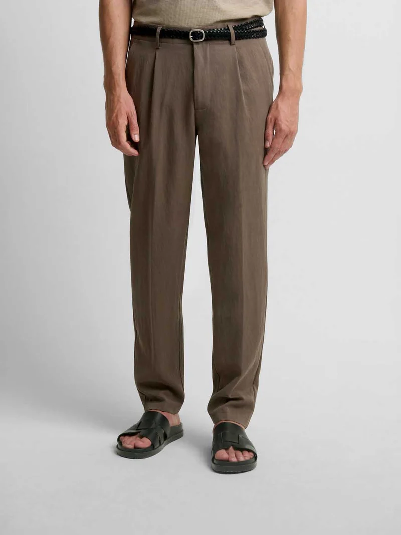 Chino en lyocell mélangé