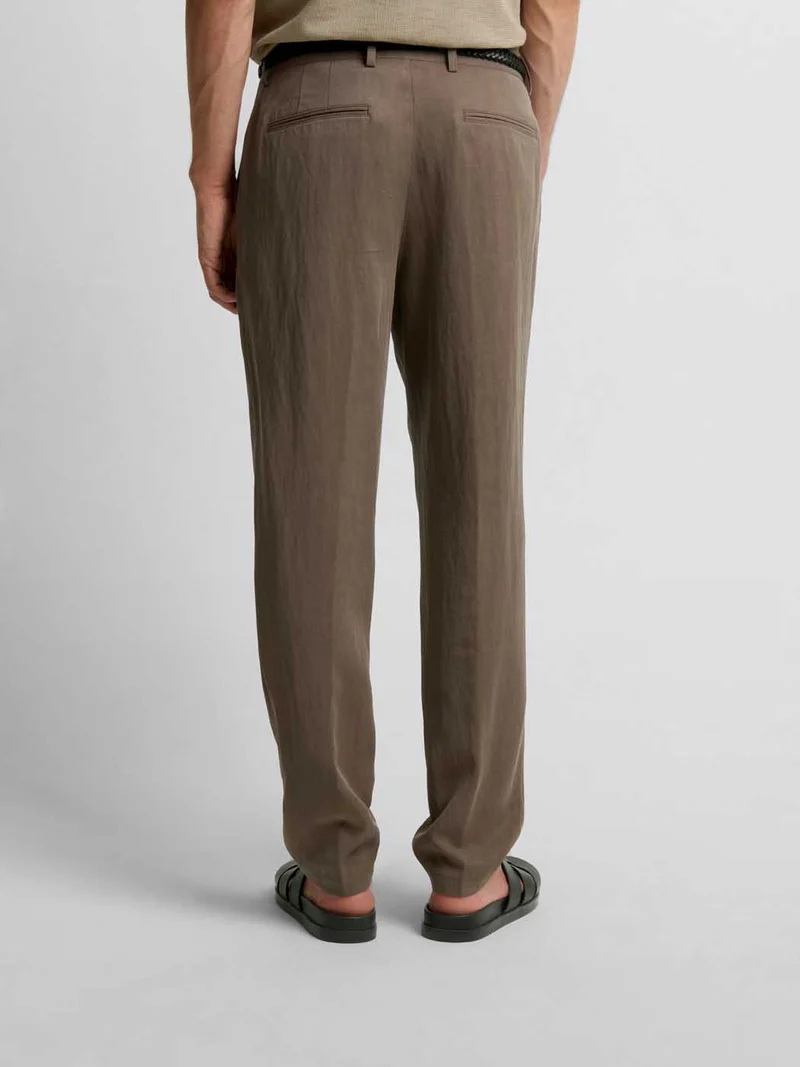 Chino en lyocell mélangé