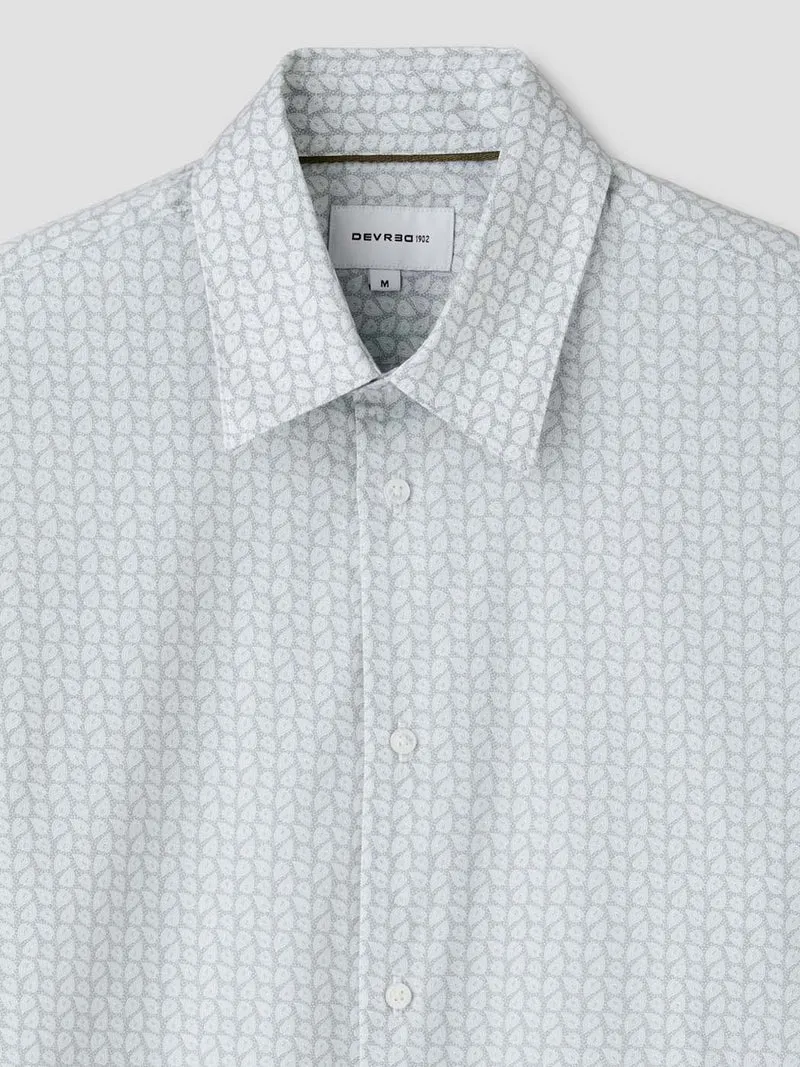 Chemise slim à motifs