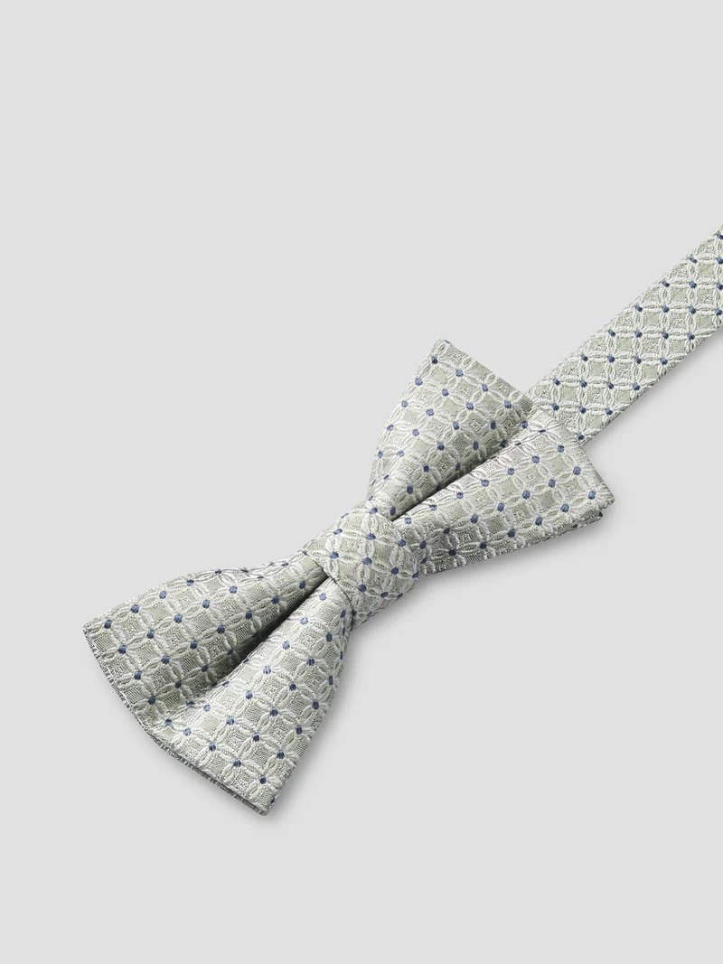 Nœud papillon en soie à motifs