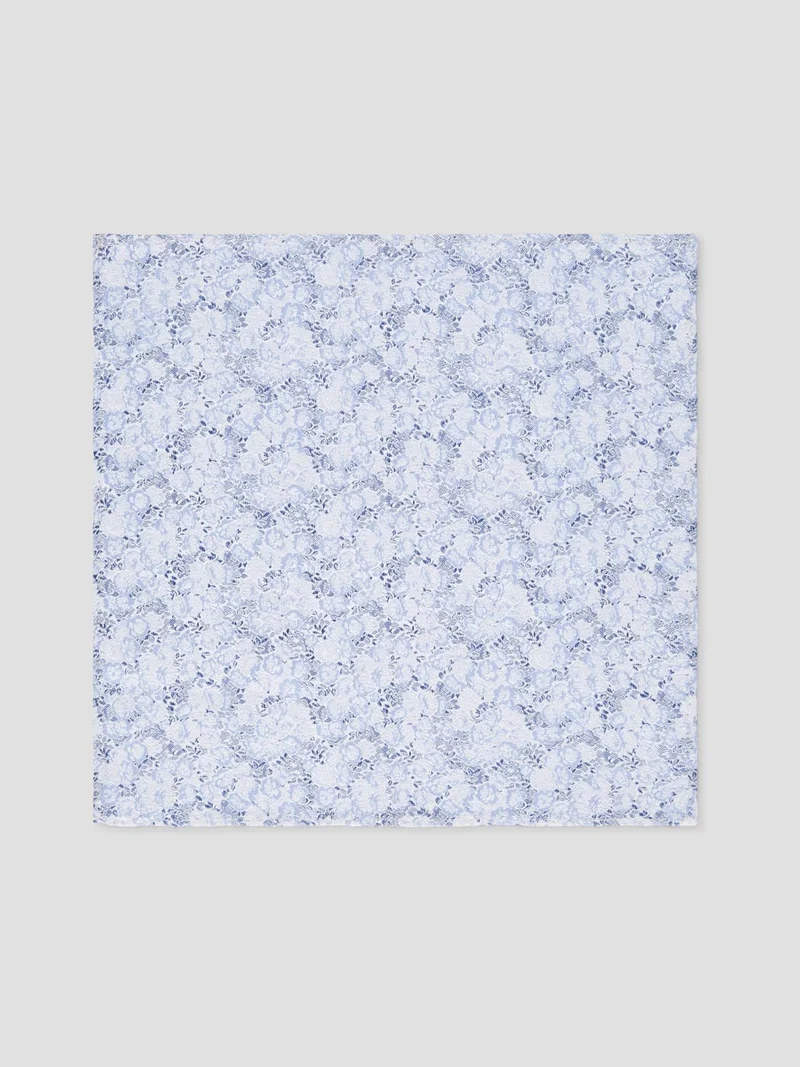 Pochette en soie fleuri
