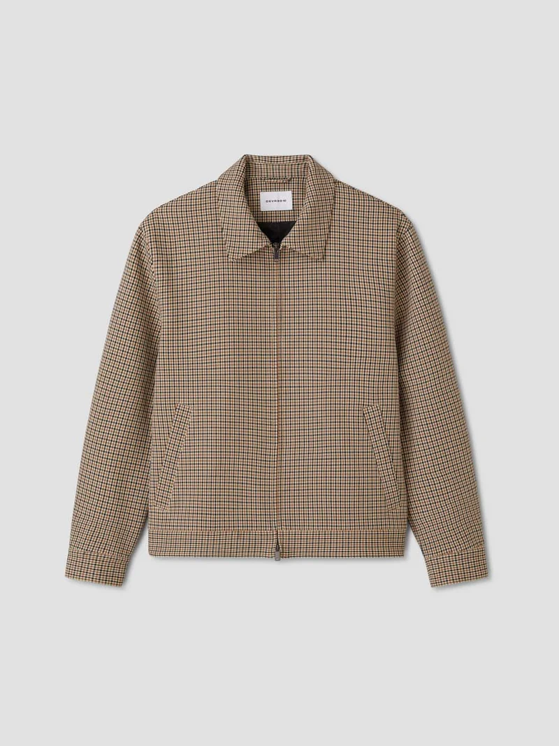 Blouson regular col chemise