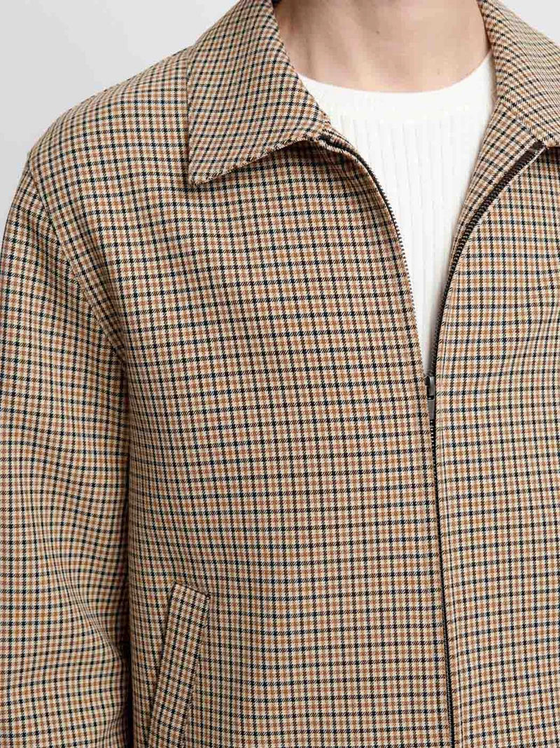 Blouson regular col chemise