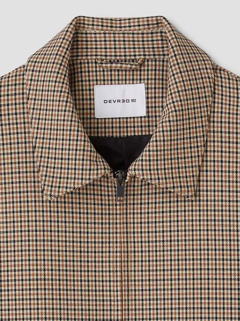 Blouson regular col chemise