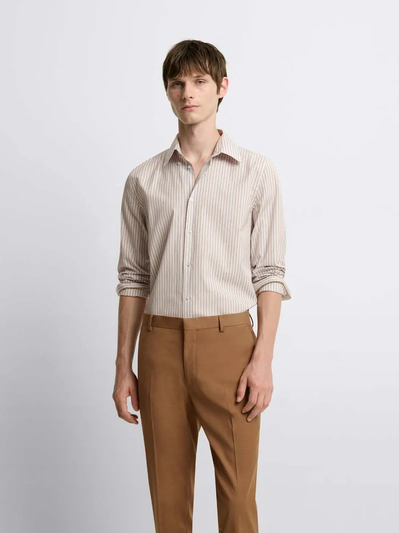 Chemise slim rayée
