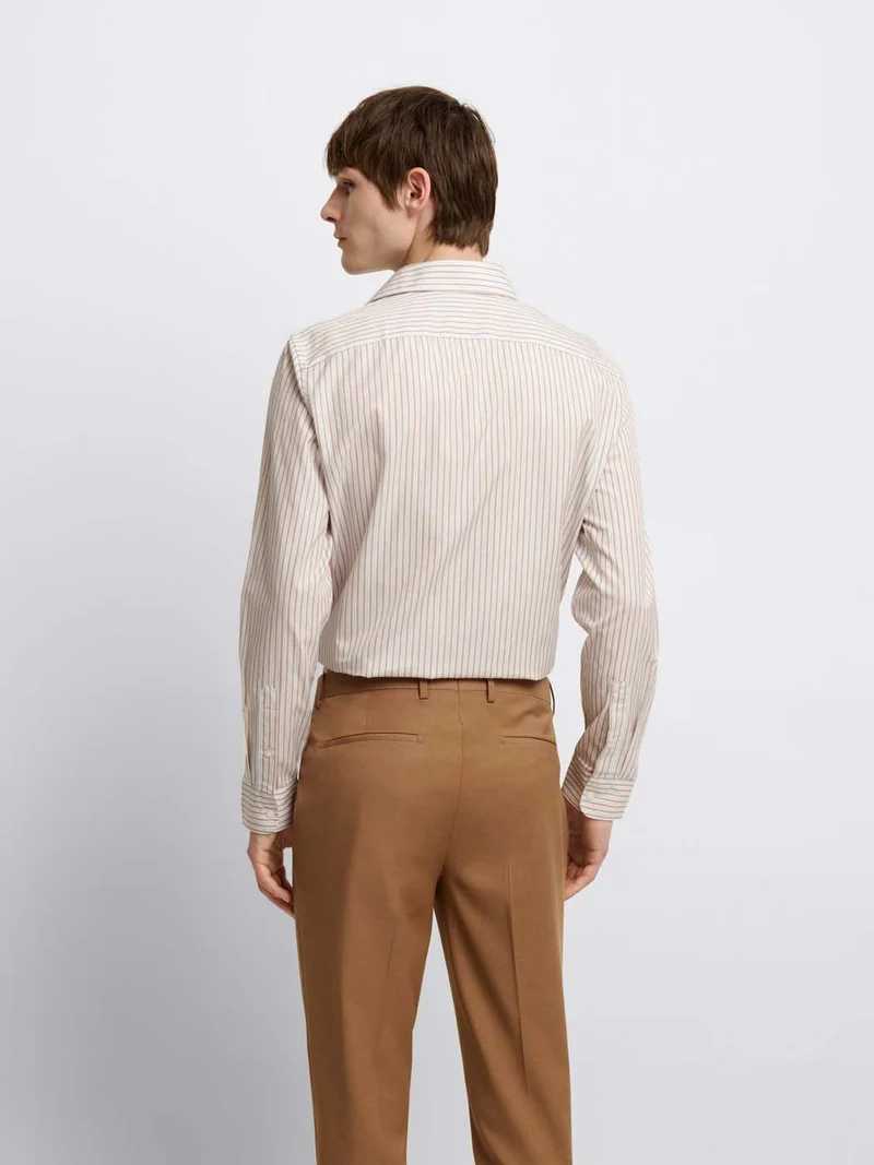 Chemise slim rayée
