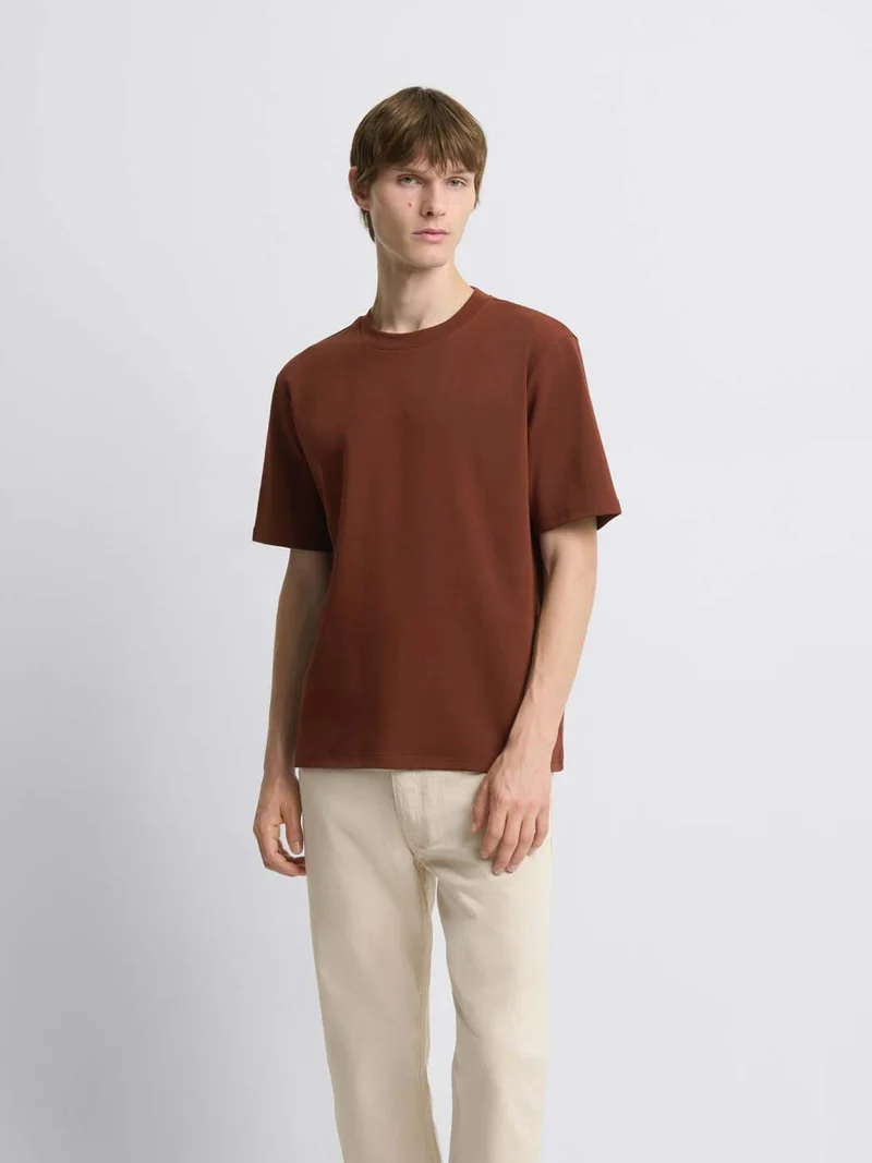 T-shirt col rond regular