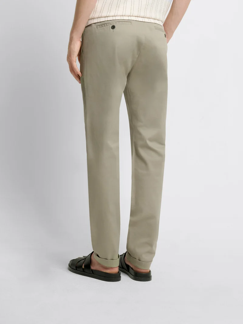 Chino en coton mélangé