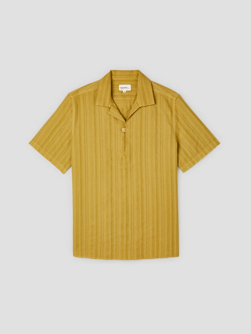 Chemise manches courtes rayée