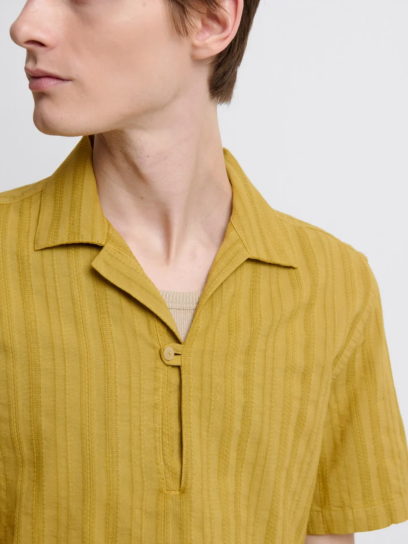 Chemise manches courtes rayée