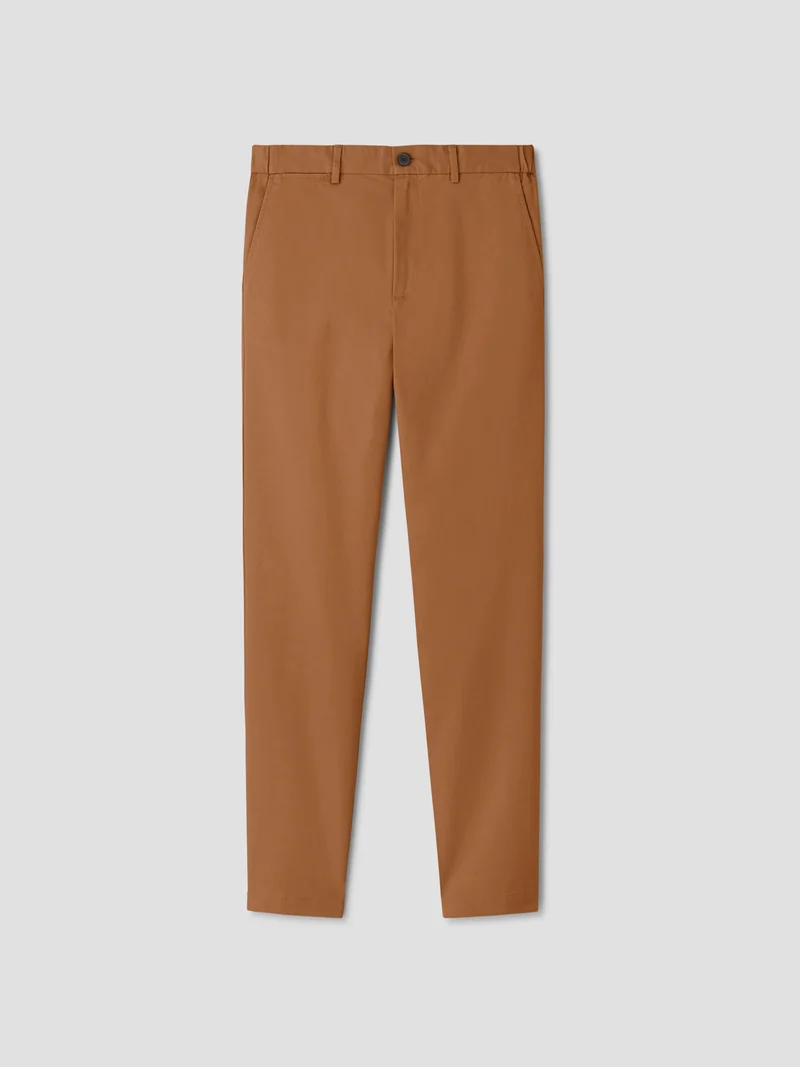 Chino en coton mélangé