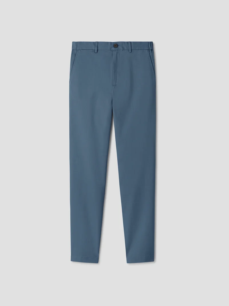 Chino en coton mélangé