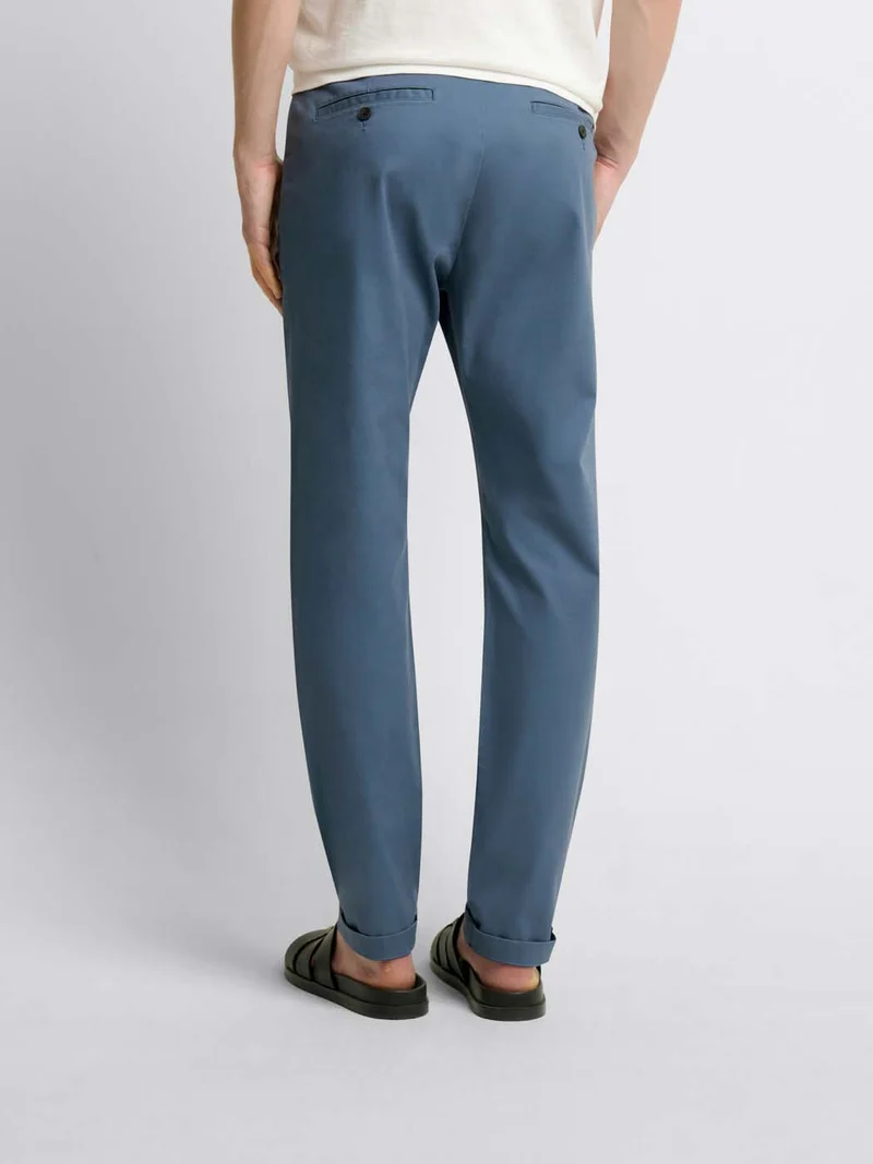 Chino en coton mélangé