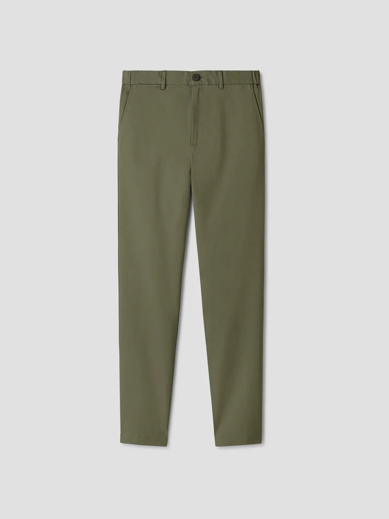 Chino en coton mélangé