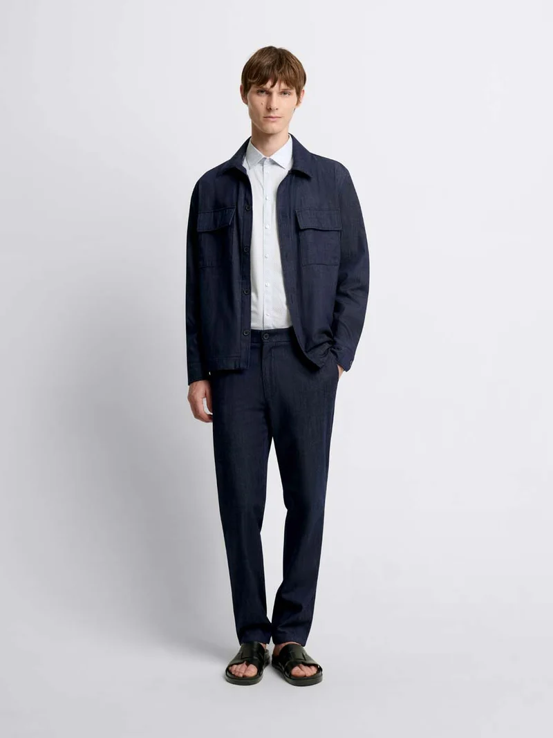Chemise extraslim à motifs