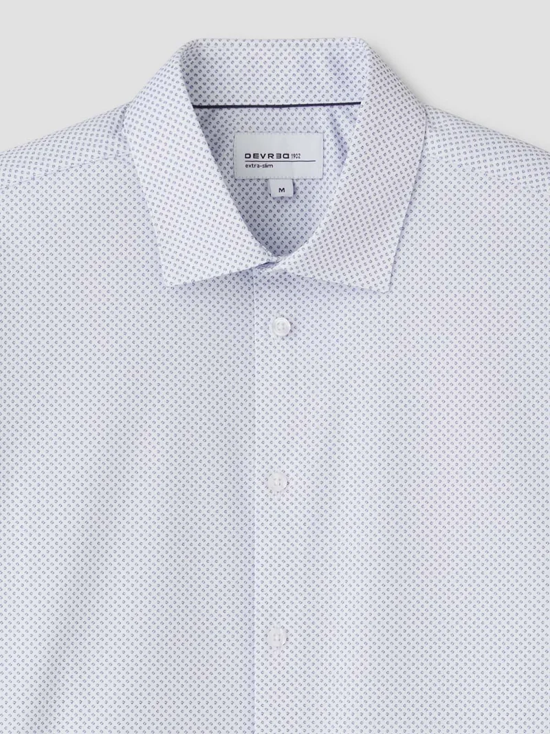 Chemise extraslim à motifs