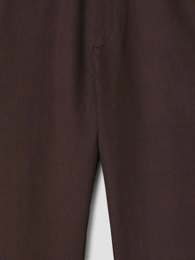Chino en coton lin