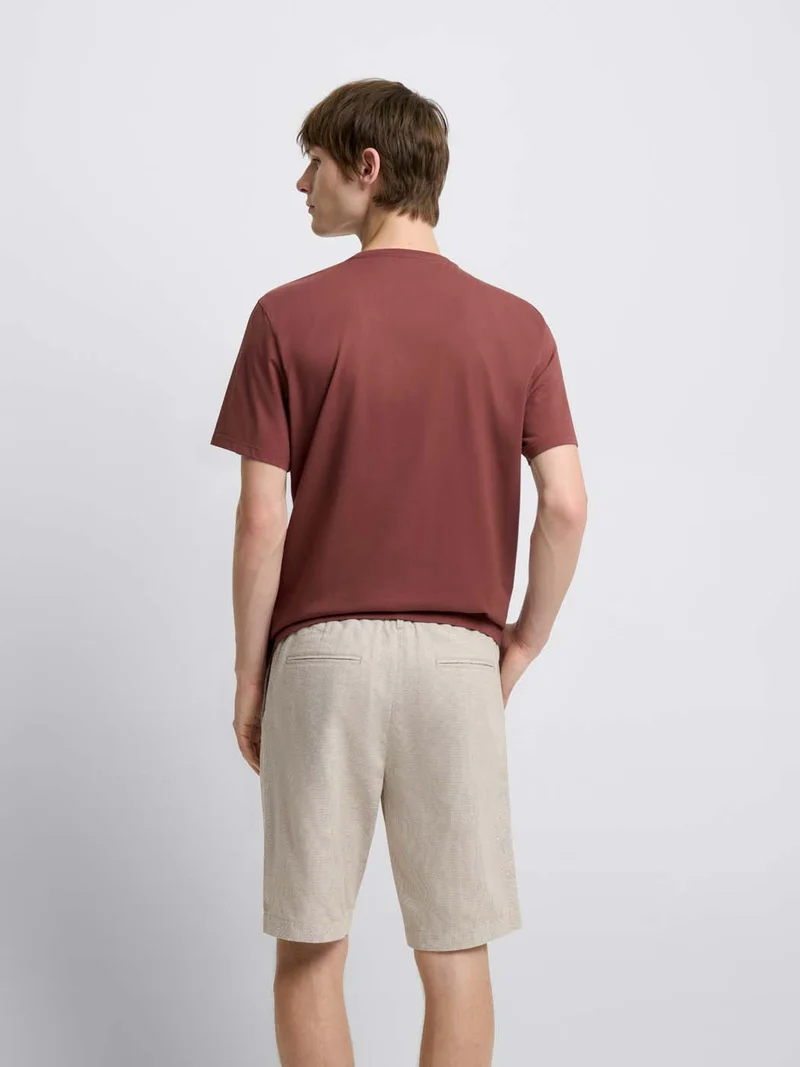 T-shirt col rond en coton Supima®