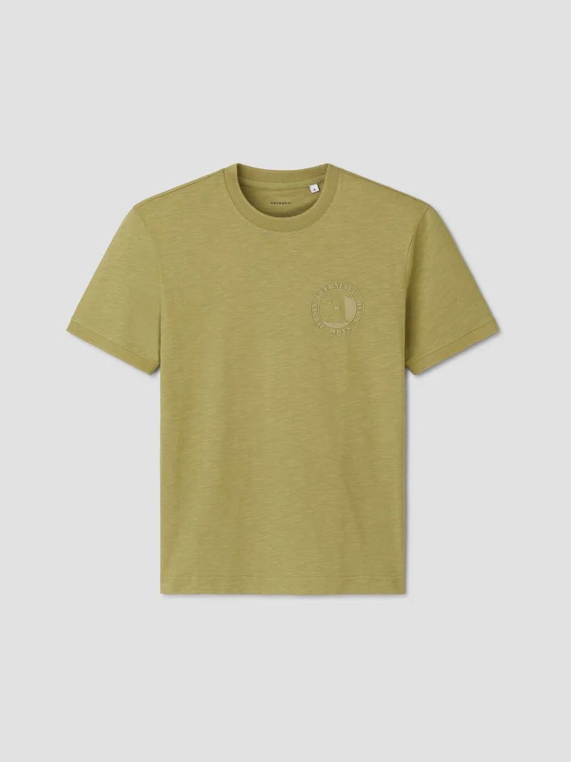 T-shirt col rond à motifs