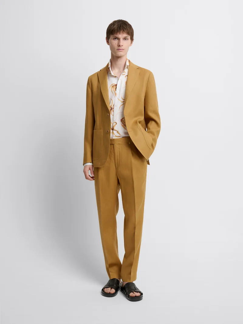 Veste de costume regular en lin