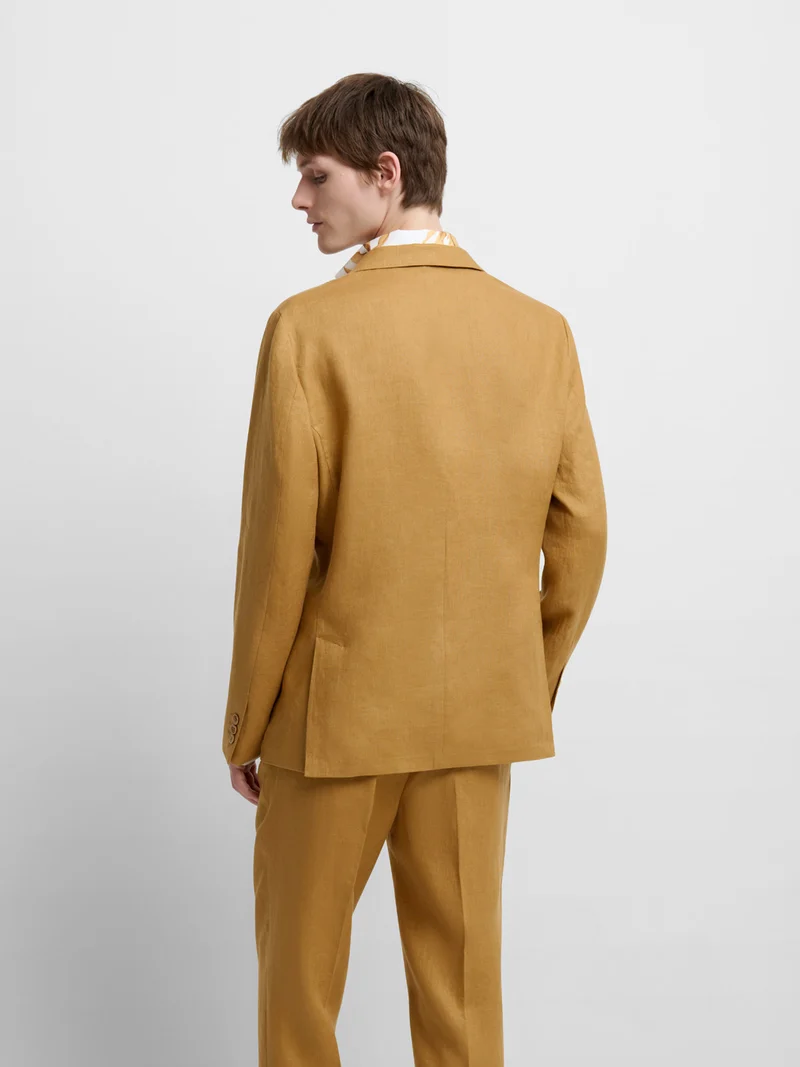 Veste de costume regular en lin