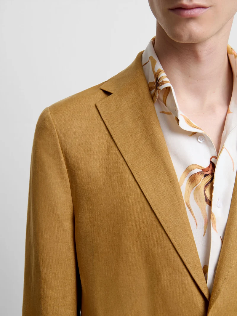 Veste de costume regular en lin