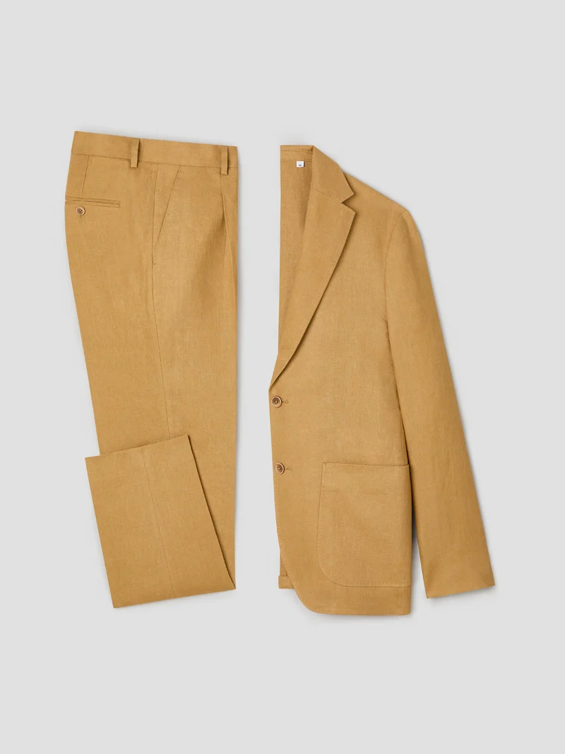 Veste de costume regular en lin