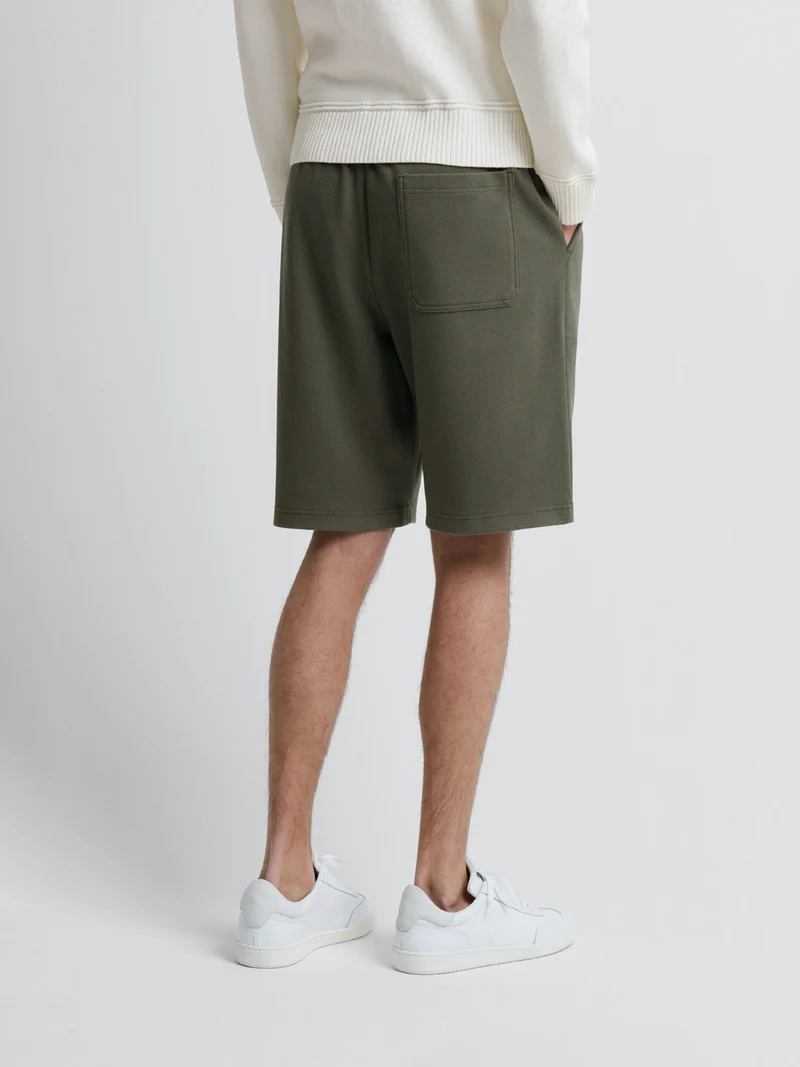 Bermuda regular taille élastique