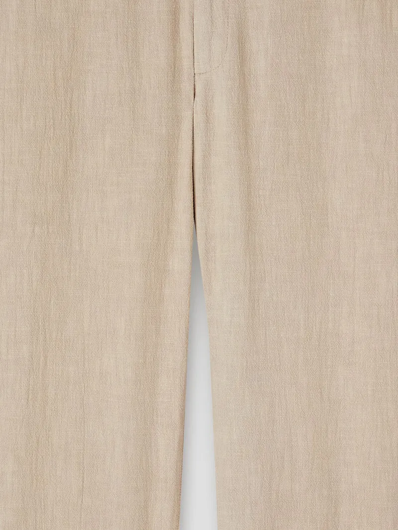 Chino taille semi-élastiquée