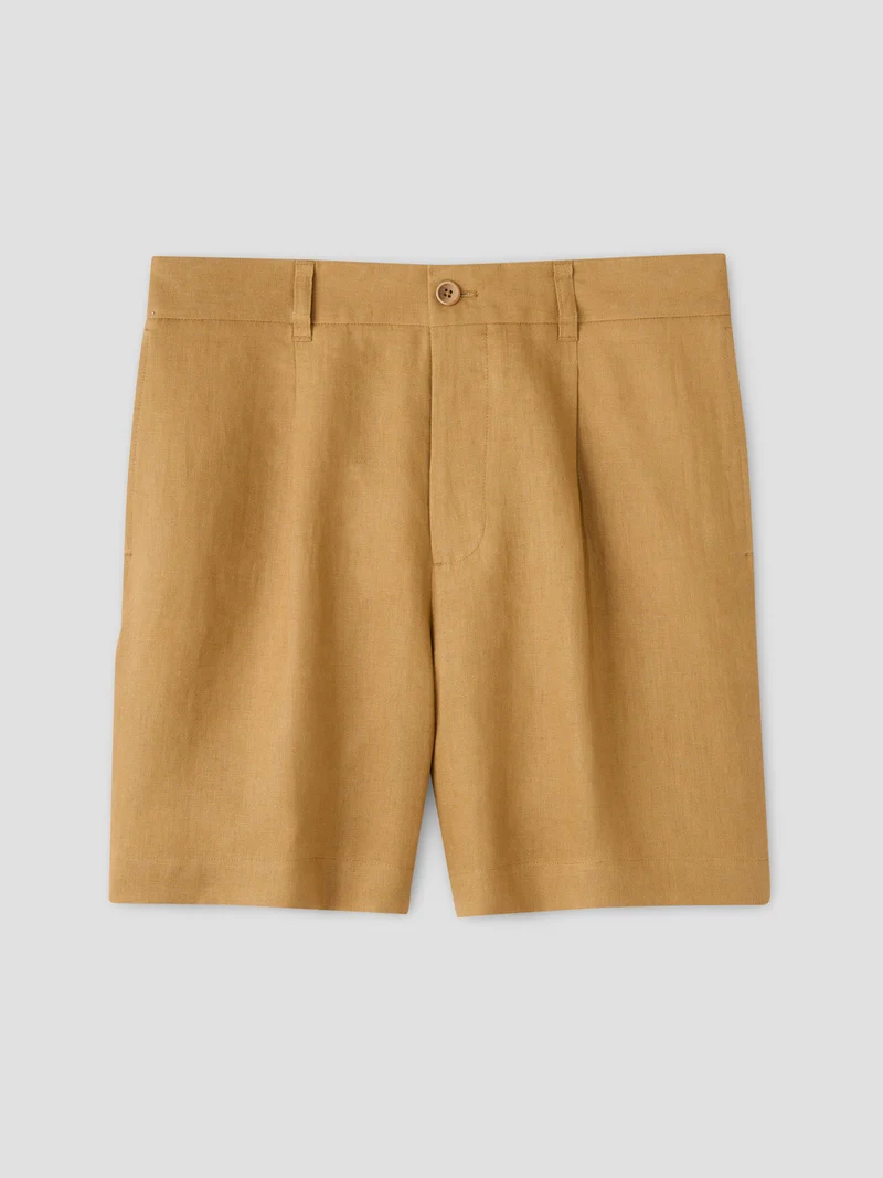 Bermuda loose fit en lin