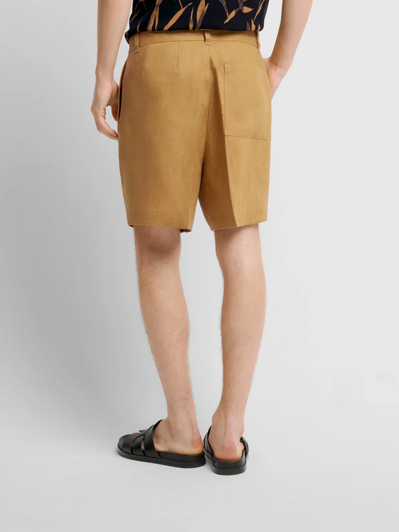 Bermuda loose fit en lin