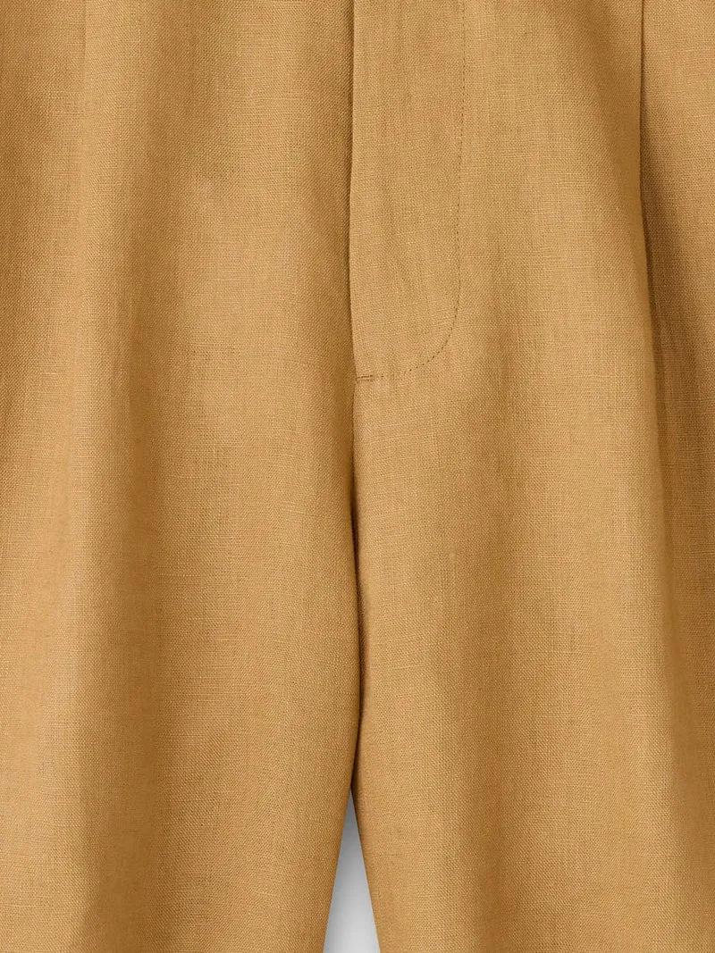 Bermuda loose fit en lin
