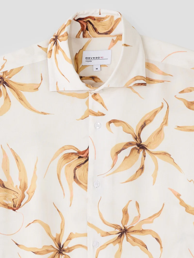 Chemise slim fleurie