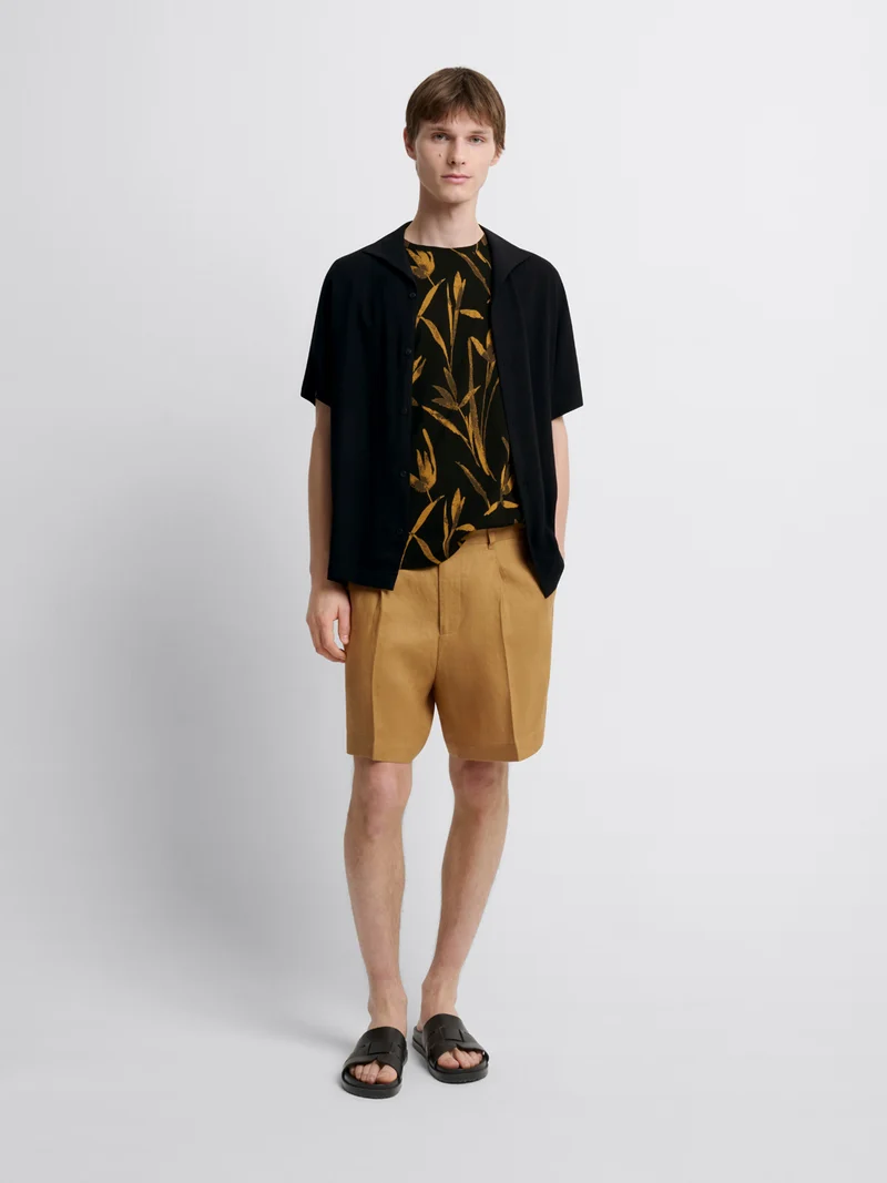 T-shirt col rond à motifs