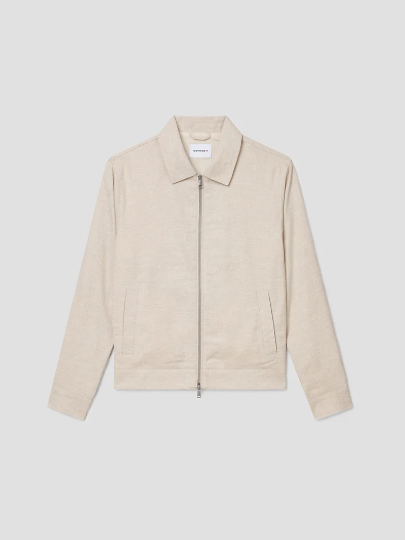 Blouson regular col chemise