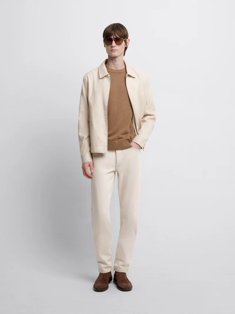 Blouson regular col chemise