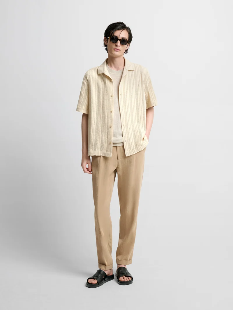 Chemise manches courtes fantaisie