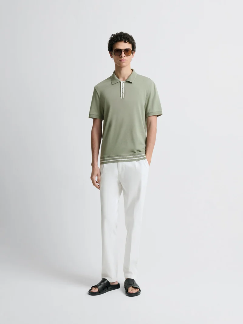 Polo col boutonné