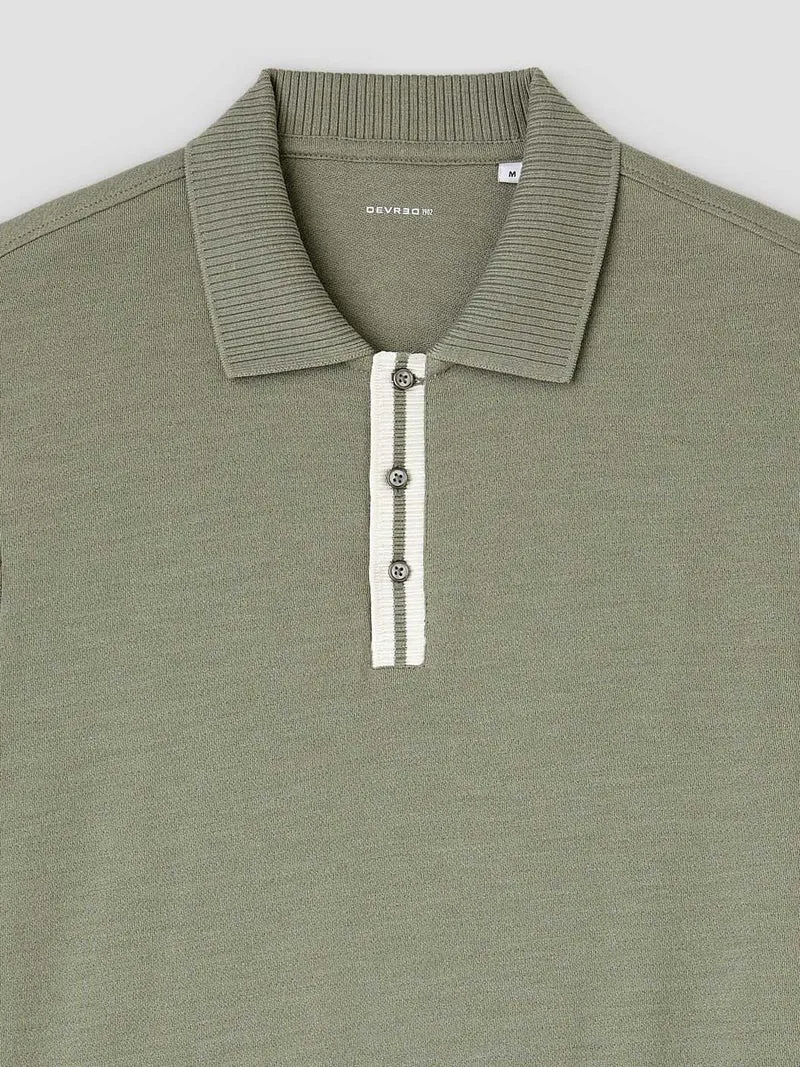 Polo col boutonné