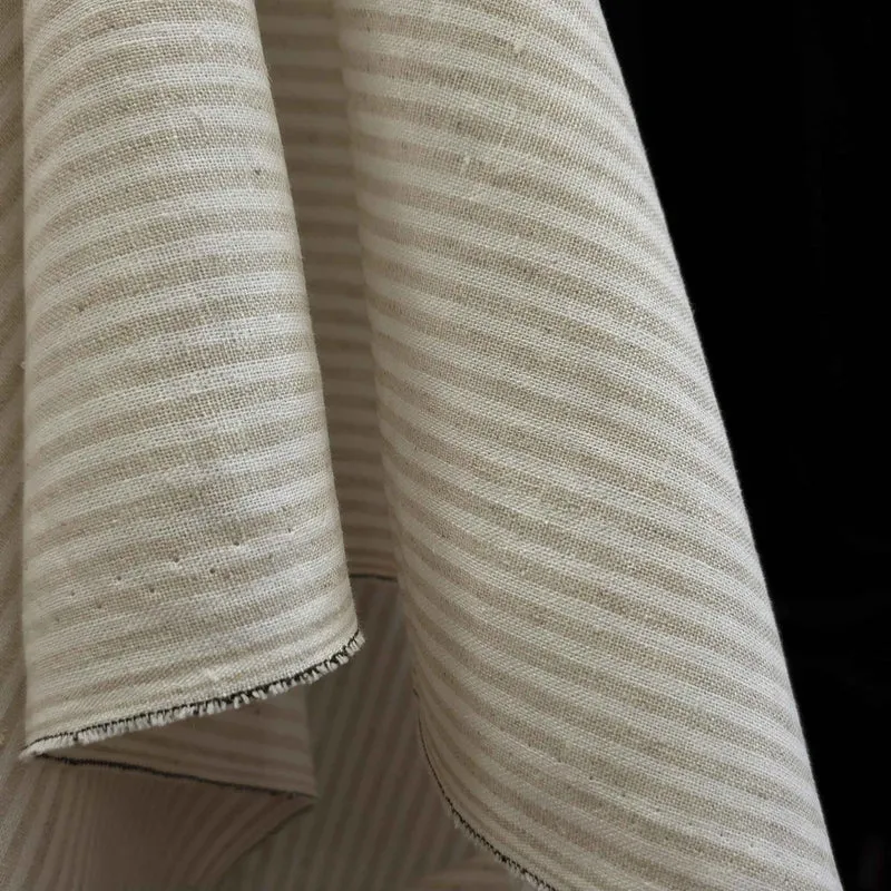 Tissu Essex en Lin et Coton Tissé Teint | Classic Wovens | Rayures | Robert Kaufman