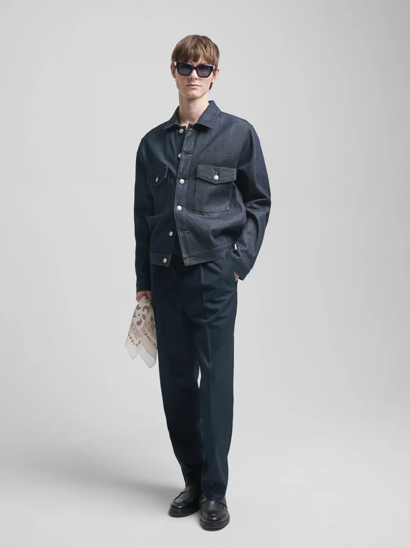 Veste selvedge col chemise - L'atelier