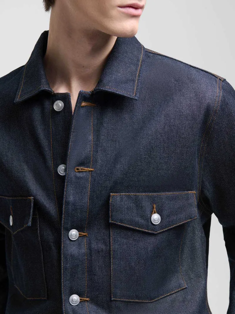 Veste selvedge col chemise - L'atelier