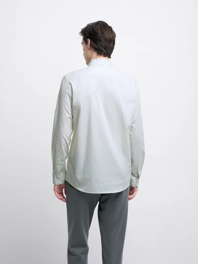 Chemise slim à motifs