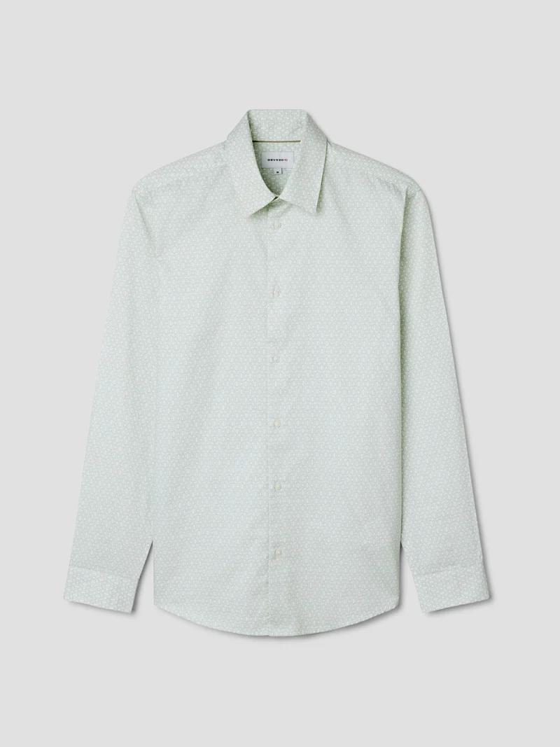 Chemise slim à motifs