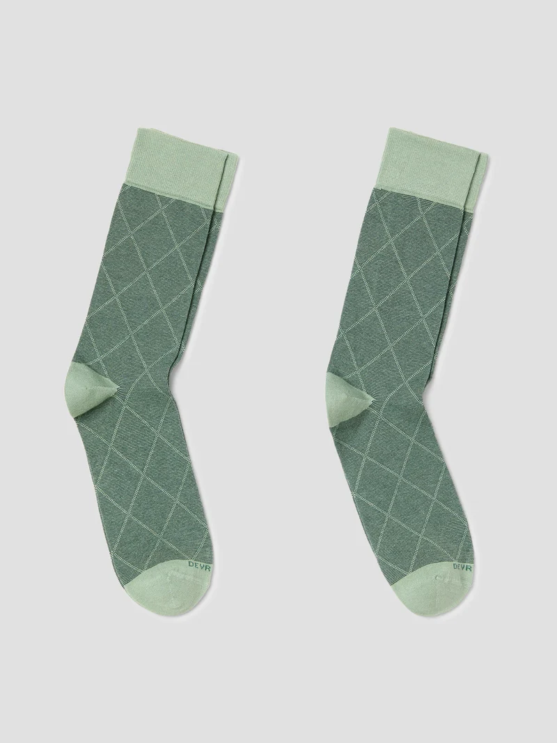Lot de chaussettes fantaisie bicolore