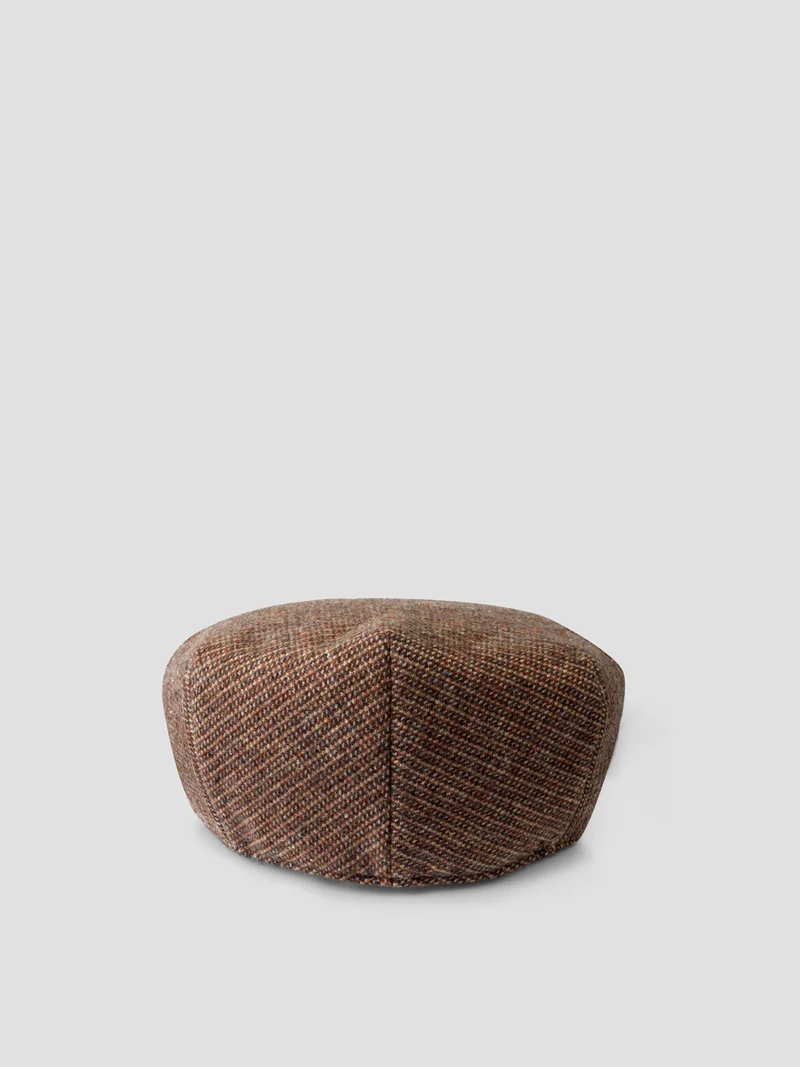 Casquette plate micro carreaux