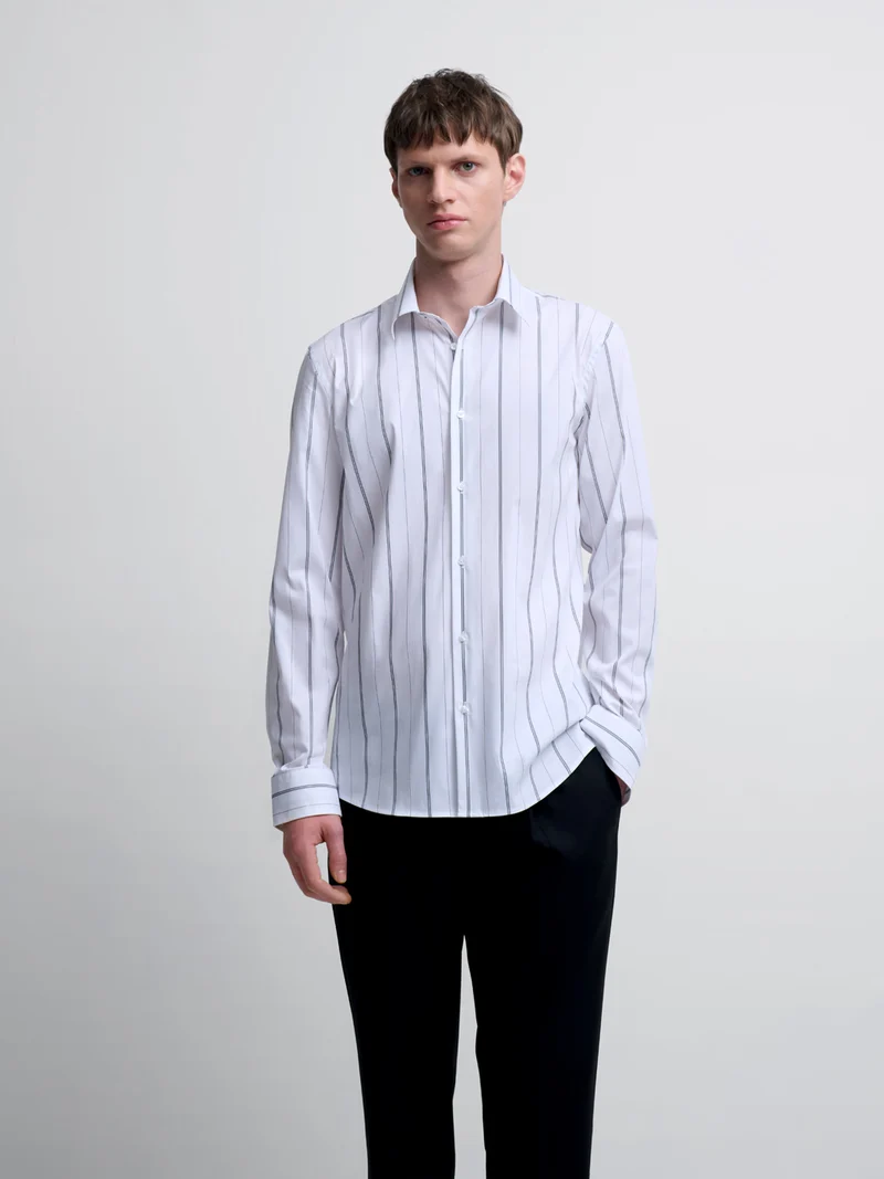 Chemise slim rayée