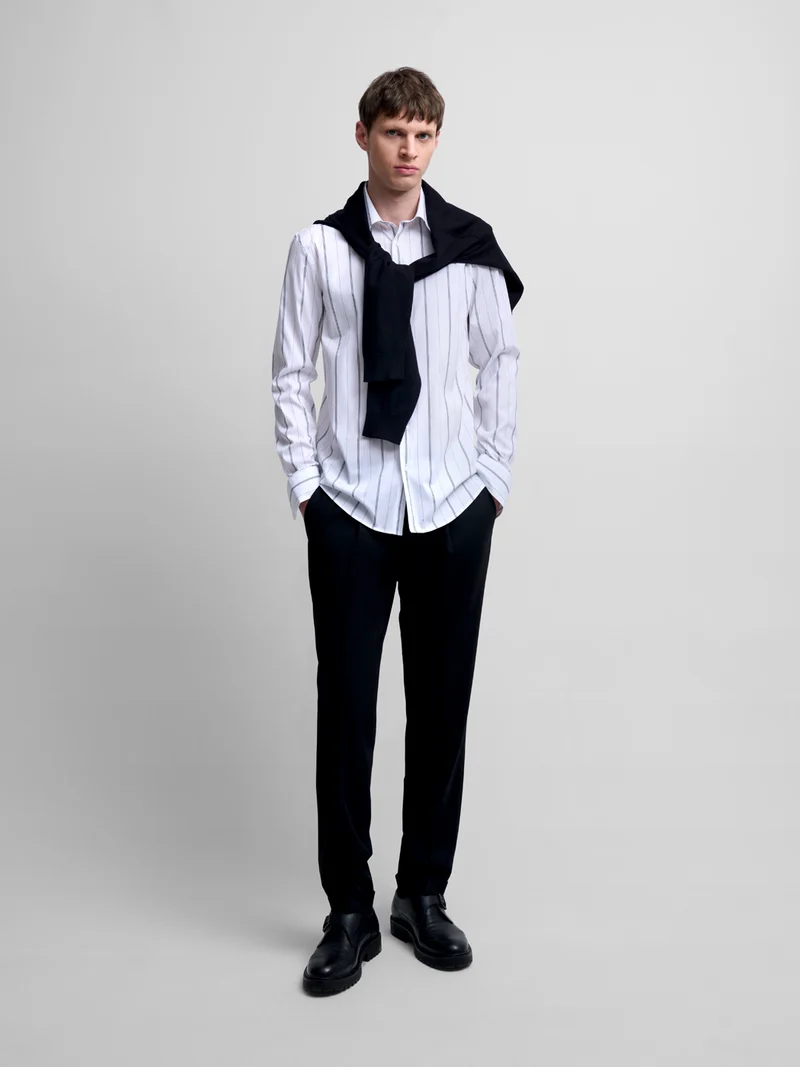Chemise slim rayée